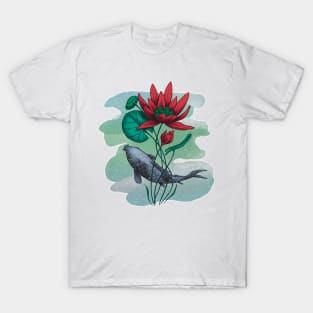 The Lotus - red T-Shirt
